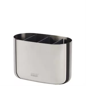 Joseph Joseph Easystore Luxe Large Stainless Steel Toothbrush Caddy